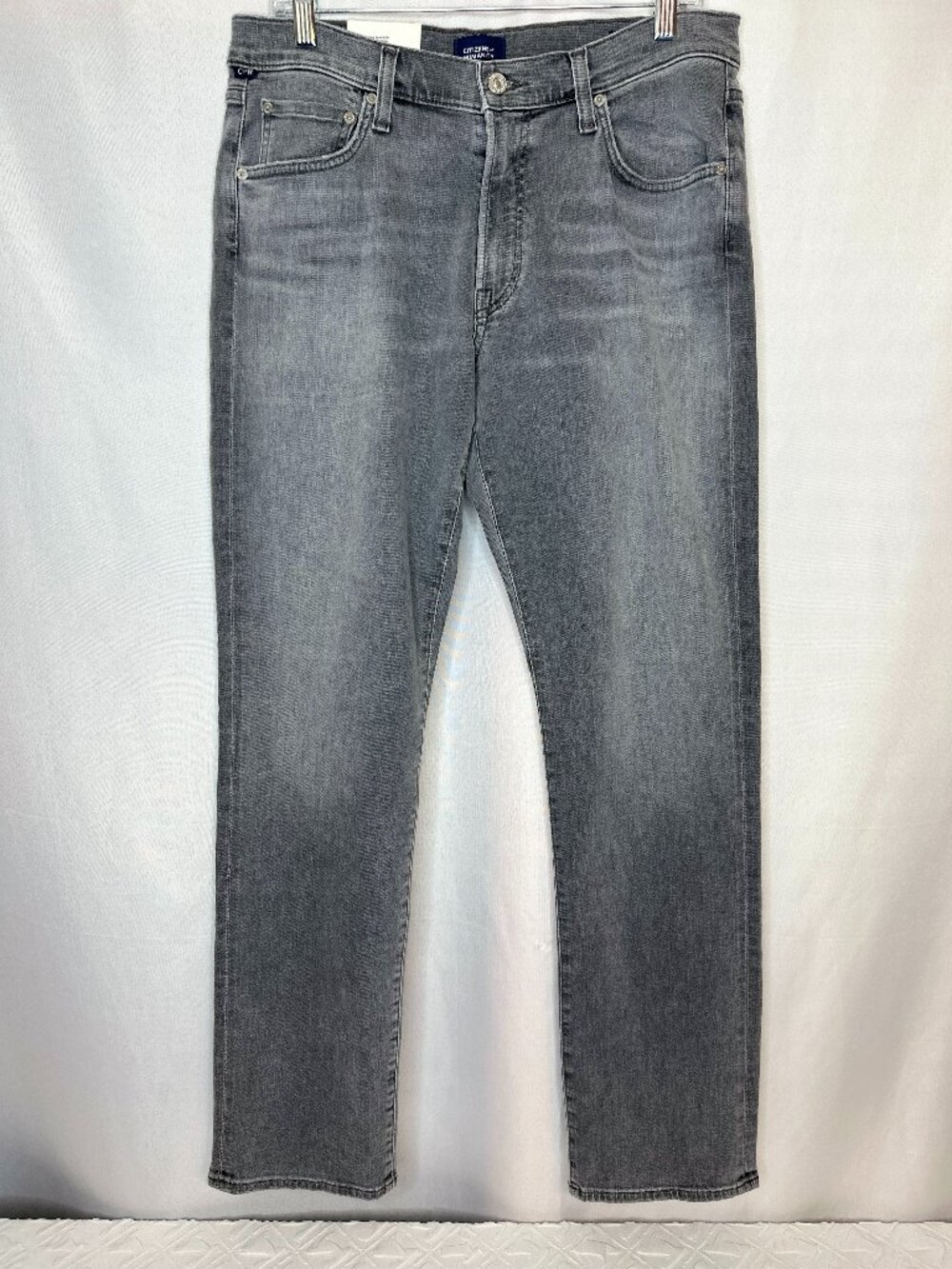 NWT Citizens of Humanity The Gage Straight Leg Gray Jeans, Size 32x32 Minimalist